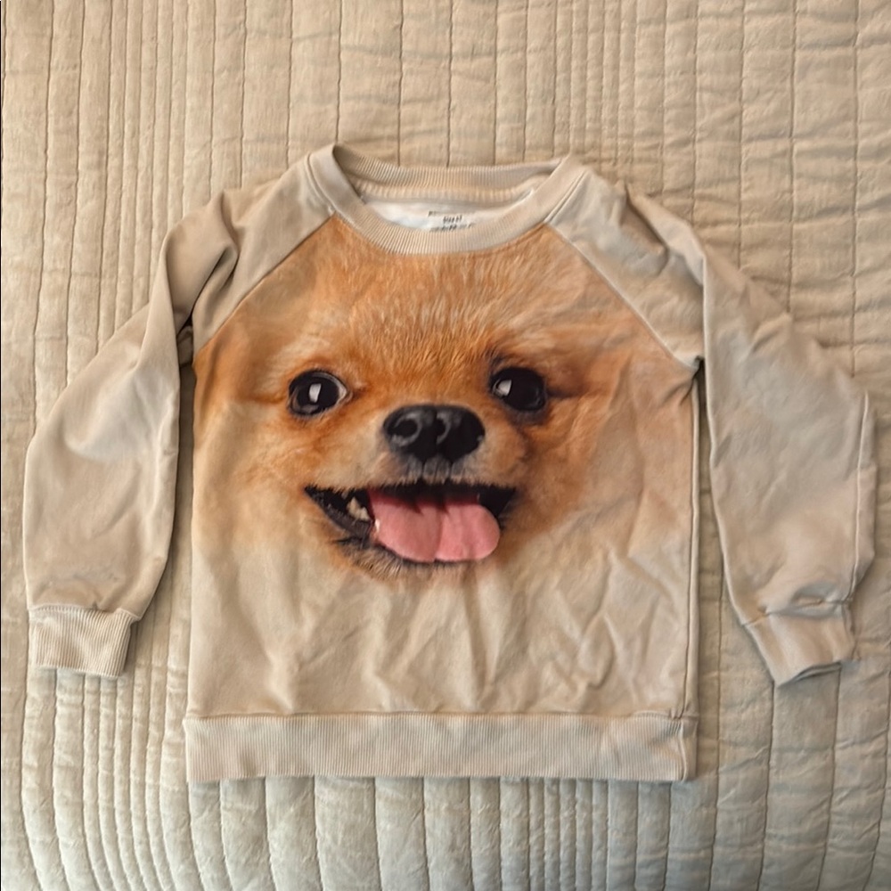 Romey Loves Lulu Cute Pomeranian Dog Face Pet Sweatshirt